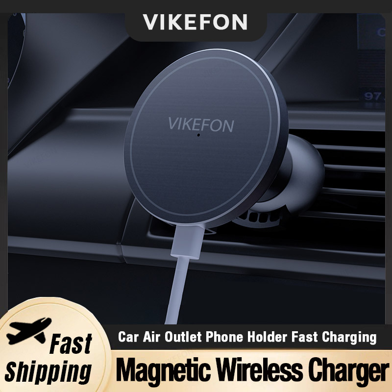 Magnetic Phone Holder For Car Vent - Bezprzewodowa ładowarka samochodowa z wylotem powietrza