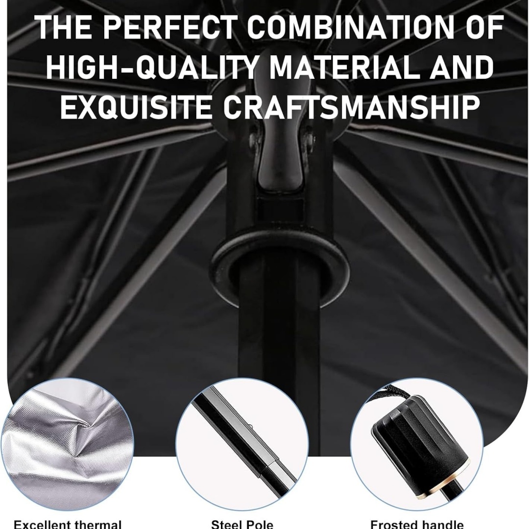 Parasolka przeciwsłoneczna na  – Car Sunshade Windshield Umbrella Foldable recenzja i cena