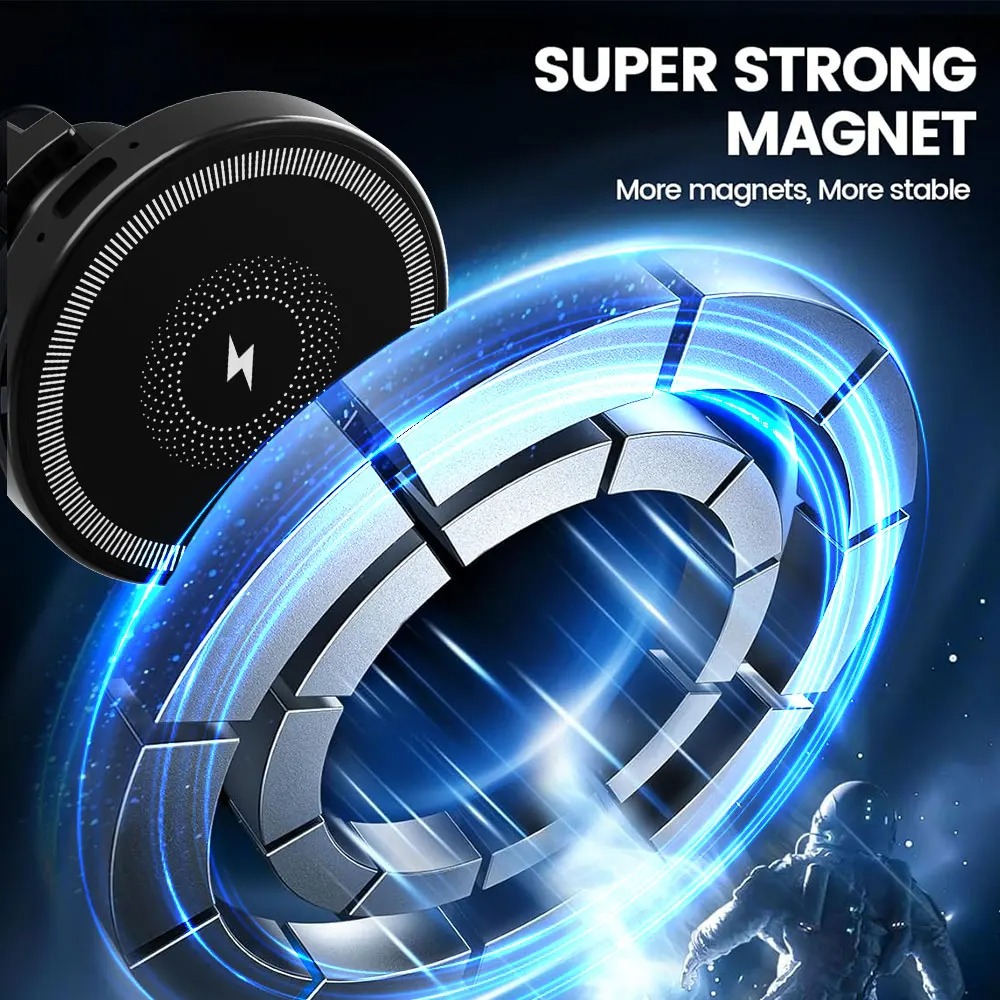 Magnetyczny bezprzewodowy uchw – Magnetic Phone Holder For Car Vent recenzja i cena