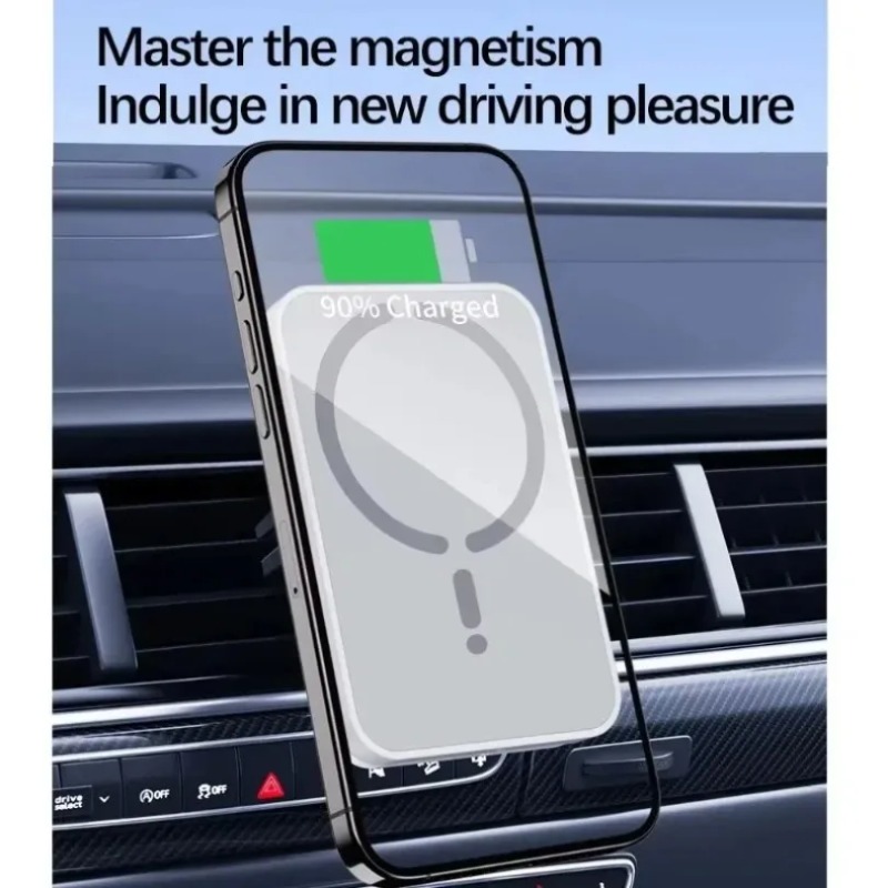 Magnetyczna bezprzewodowa łado – Wireless Car Charger Mount Fast Charging recenzja i cena