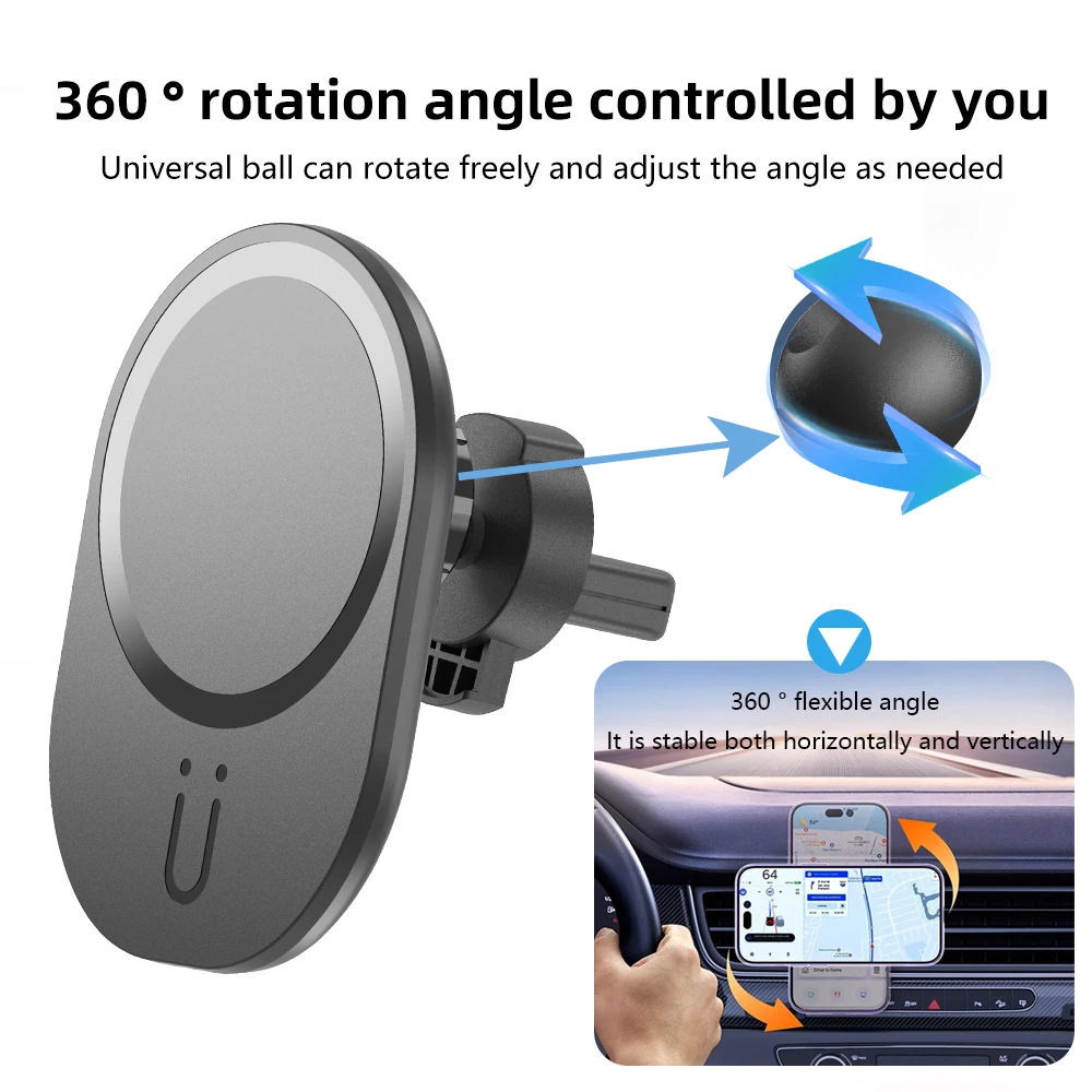 Mini magnetyczna bezprzewodowa – Magnetic Phone Holder For Car Vent recenzja i cena