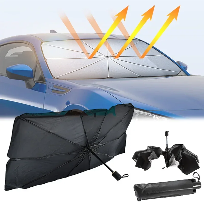 Osłona przeciwsłoneczna na prz – Car Sunshade Windshield Umbrella Foldable recenzja i cena