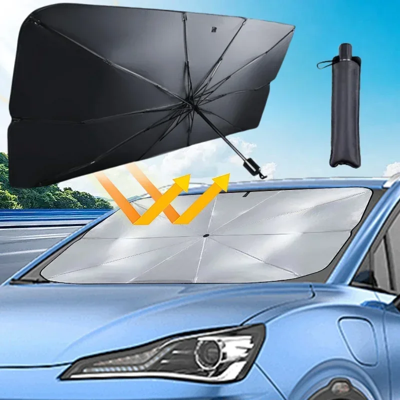 Osłona przeciwsłoneczna na prz – Car Sunshade Windshield Umbrella Foldable recenzja i cena