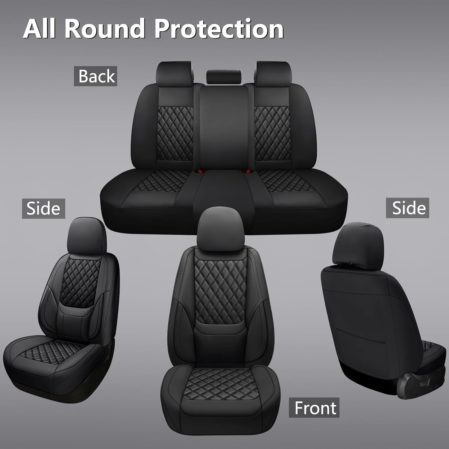 Hurtowe uniwersalne pokrowce n – Leather Car Seat Covers Full Set Universal recenzja i cena
