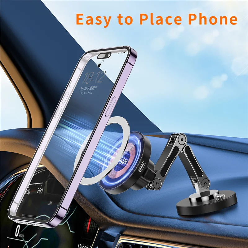 Magnetyczna bezprzewodowa łado – Wireless Car Charger Mount Fast Charging recenzja i cena