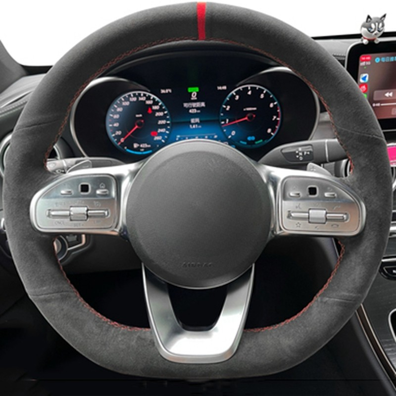 Antypoślizgowy czarny zamszowy – Car Steering Wheel Cover Anti Slip Breathable recenzja i cena