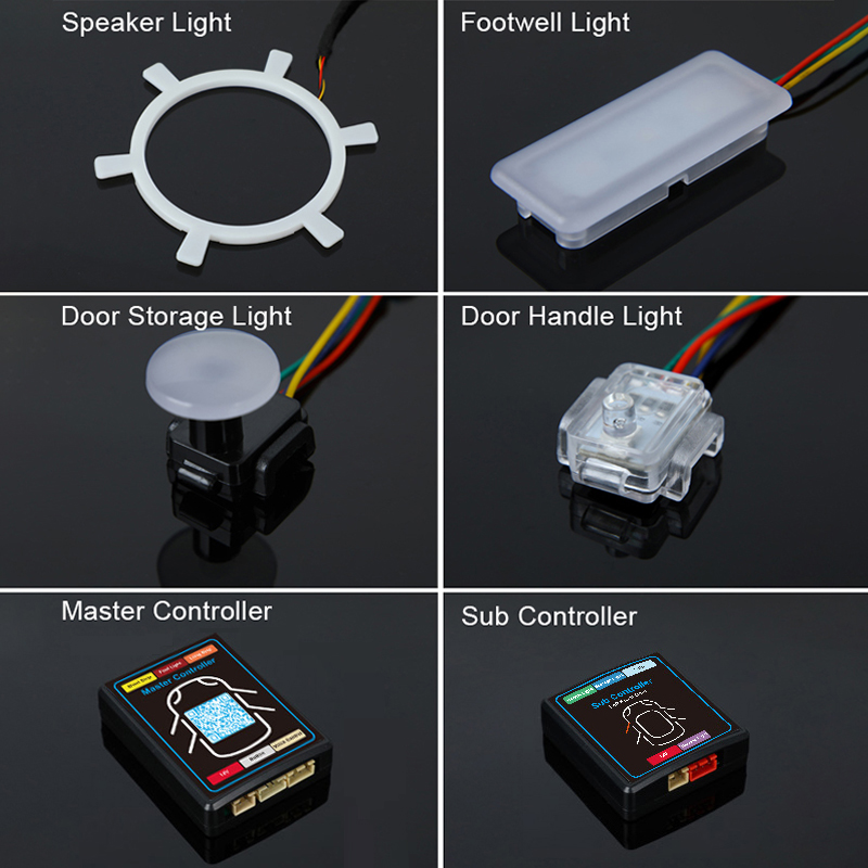 22 w 1 Dream Color RGB Dynamic – Led Ambient Interior Car Lights App Control recenzja i cena
