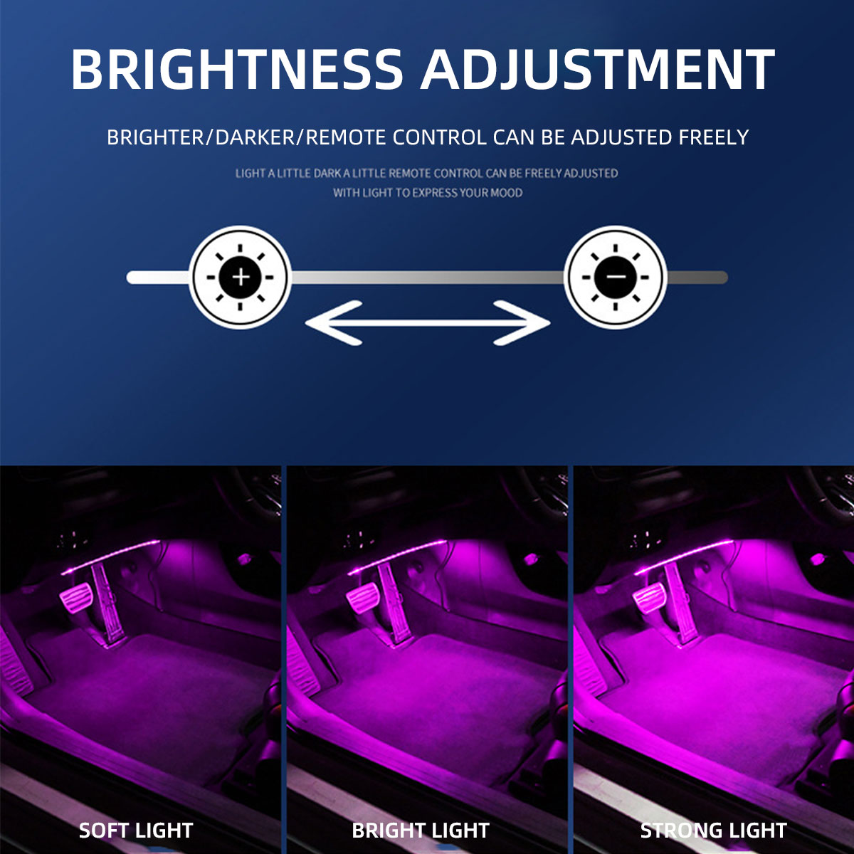 2/4w1 Neonowe 12/18 LED Lampki – Led Ambient Interior Car Lights App Control recenzja i cena