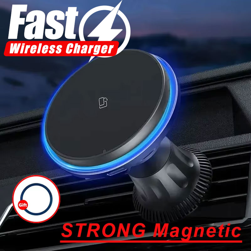 Magnetyczna bezprzewodowa łado – Wireless Car Charger Mount Fast Charging recenzja i cena