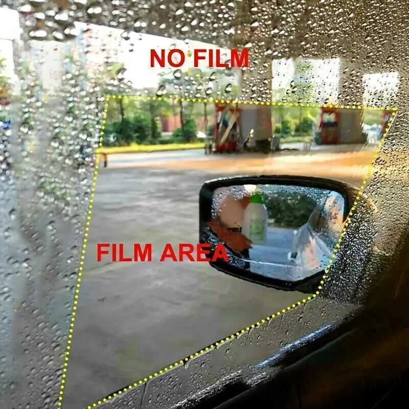 4 szt. folii ochronnych na lus – Anti Glare Car Rearview Mirror Film recenzja i cena