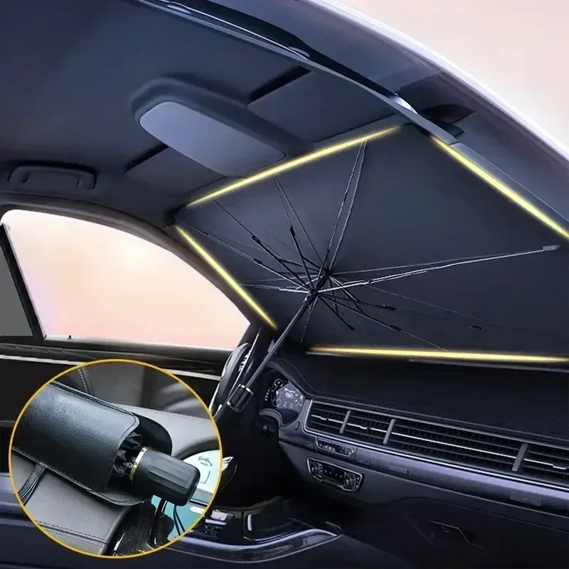 Parasolka przeciwsłoneczna na  – Car Sunshade Windshield Umbrella Foldable recenzja i cena