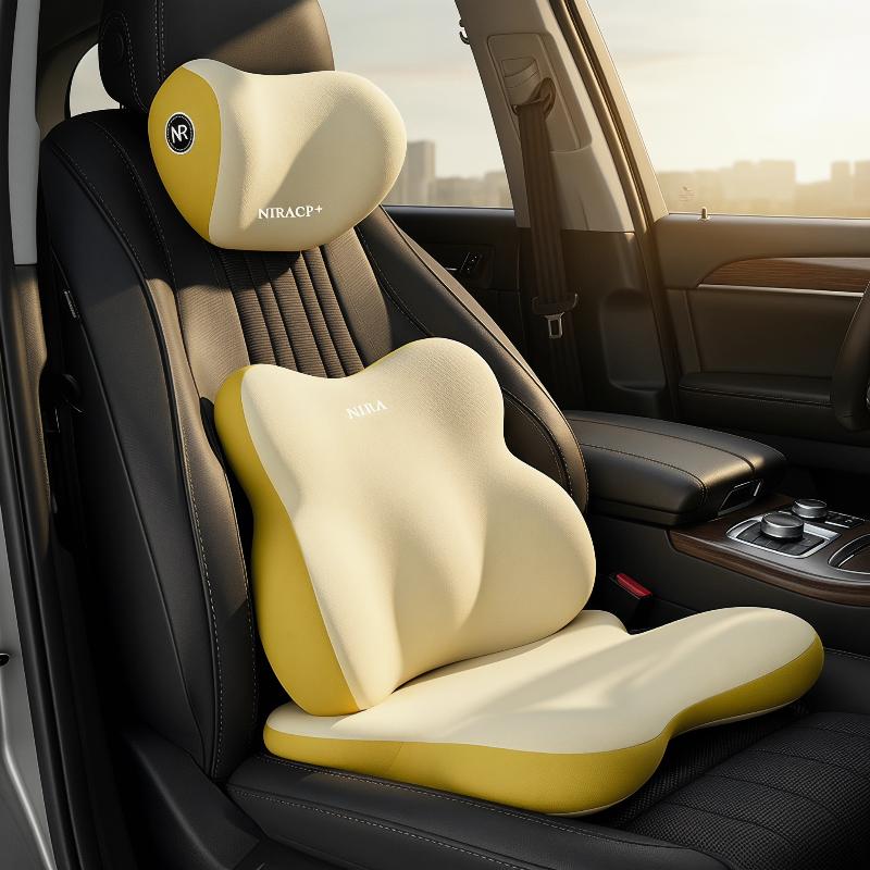 Zestaw podparcia lędźwiowego f – Memory Foam Car Neck Pillow Lumbar Support recenzja i cena