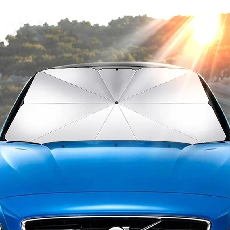 Przenośny parasol przeciwsłone – Car Sunshade Windshield Umbrella Foldable recenzja i cena