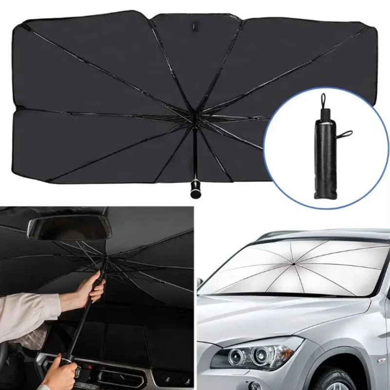 Składana osłona przeciwsłonecz – Car Sunshade Windshield Umbrella Foldable recenzja i cena